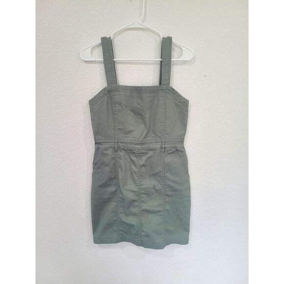 Forever‎ 21 Women's Green Dress Size Medium Sleeveless Midi #12 - Picture 1 of 4